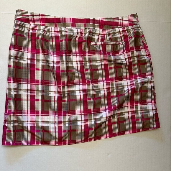 IZOD Barbie core Golf short lined skirt/skort w/side zip & pockets Sz-10 U20 - Picture 3 of 8